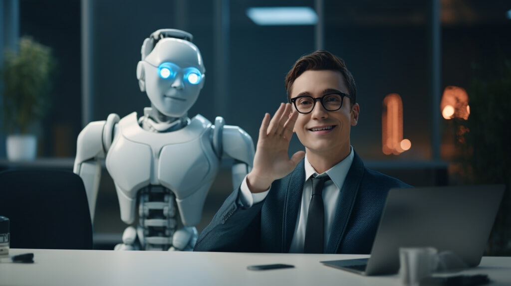 robot wykonujacy zwykla ludzka prace